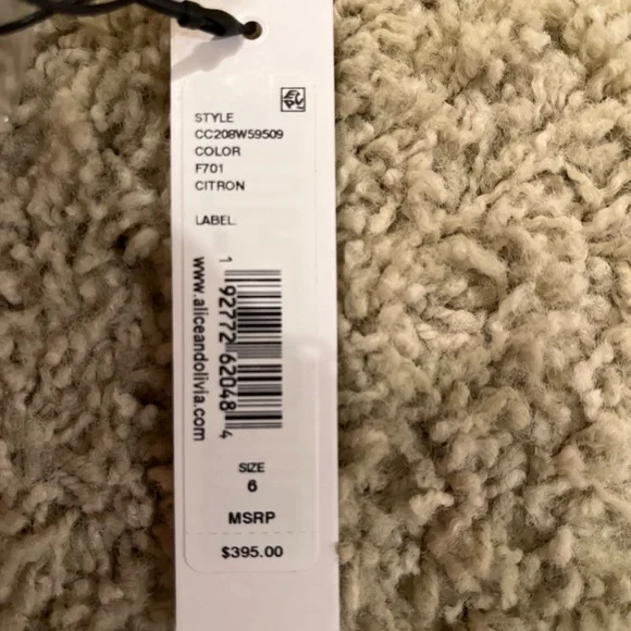 ALICE & OLIVIA CIRTON FRINGE DRESS - Picture 4 of 4